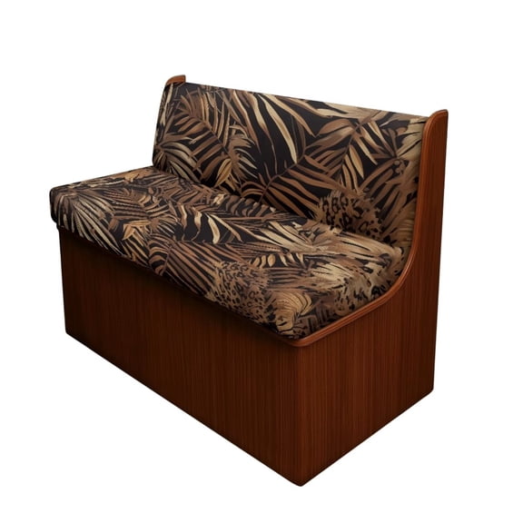 Uourmeti Tropical Palm & Leopard Pattern Complete 2-Piece RV Sofa Cover Set, Replaceable Furniture Protector with Crumb & Pet Hair Resistant Feature