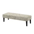 thumbnail image 1 of Uourmeti Vintage Floral Bench Seat Cushion Slipcover, Elastic Washable Polyester Spandex Fabric Bench Cover for Living Room and Dining Room, 1 of 9