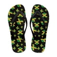 thumbnail image 1 of Uourmeti Women's Comfortable Flip Flops Jamaican Heart Lightweight Summer Sandals with Non-Slip Sole, 1 of 7