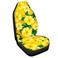 thumbnail image 1 of Uourmeti Yellow Hibiscus Floral Print Car Seat Cover Ventilated Comfort Seat Covers for Cars Anti Aging Long Lasting 1 Pieces Set Compatible with Truck Auto, 1 of 6