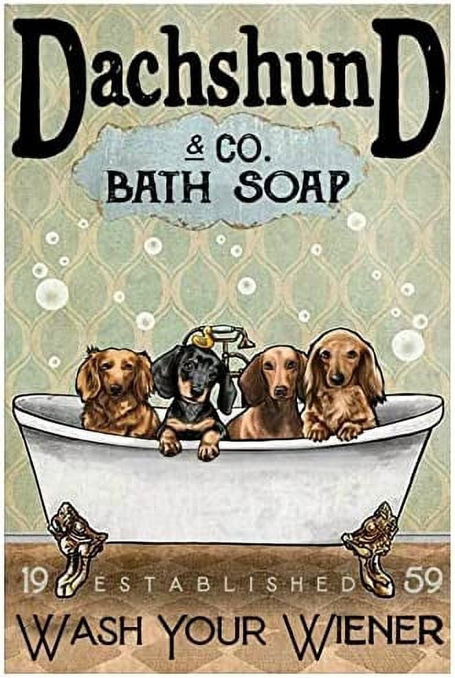 Uoyeqt Puzzles for Adult Kid 1000 Piece Wooden Jigsaw Dachshund Bath ...