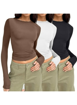 Jxzom Women Baby Tees Crop Top Short Sleeve Skims Dupes Going Out