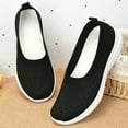 thumbnail image 1 of Up to 30% off, Zanvin Women's Fashion Sneakers Clearance Casual Work Shoes Non Slip Running Shoes Athletic Sneakers Thick Soled Sports Walking Shoes, Black, Size 7, 1 of 7