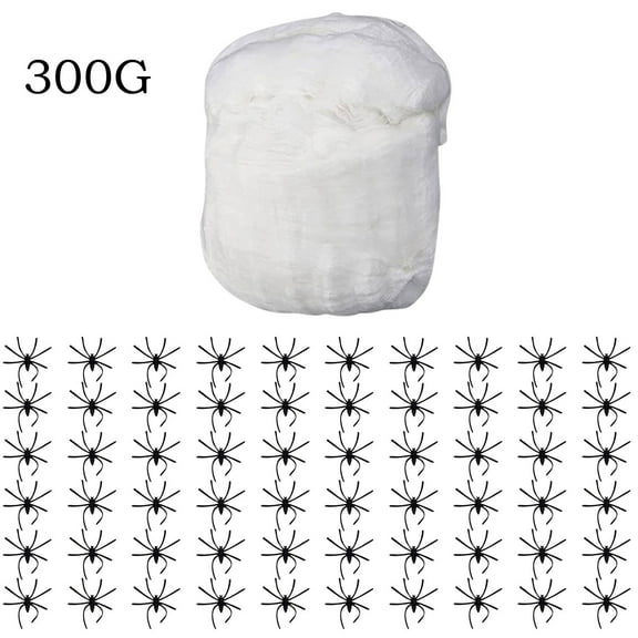 Up to 35% off! YOHOME Luminous Spider Webs, Glow In The Dark Webs Decorations, Stretch with Fake Spider, Halloween Cobwebs for Creepy Indoor and Outdoor Decor