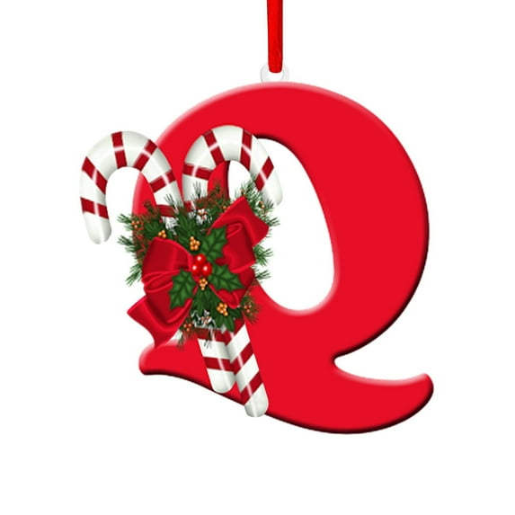 Up to 50% off !Bouanq 26 Letters Christmas Tree Decoration Pendant,Christmas Tree Ornaments Personalized DIY Christmas Ornaments Christmas Decoration Xmas Tree Hanging Decor