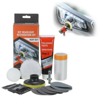 Headlight Restoration Kit, Heavy Duty DIY Headlight Repair Kit to