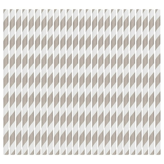 Up to 50% off Suncoda 100pc Paper Straws Disposable Straws Paper Striped Colorful Decorative Straws Dessert Drinks Party Straws for Home Party on Clearance