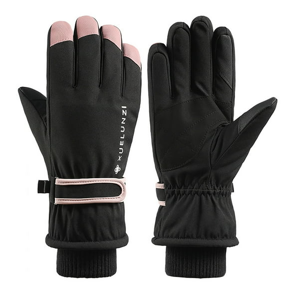 Up to 50% off! Caoblia Winter Gloves Men Thicken Leather, Fleece Liner Touch Screen Water Proof Winter Gloves Women Men for Running, Ski, Cycling, Hiking, Driving, Walking, Typing, Winter Gloves