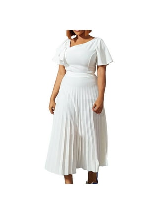 11+ White Layered Dress