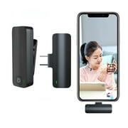 Up to 65% off Gnobogi for Android Wireless Lavalier Microphone, Mini Microphones With Clearer Audio, Long Endurance Wireless Lapel Microphone For Video Recording, Interview, Vlog (Black)