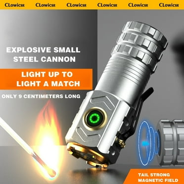 Up to 65% Off!Outdoor Flashlights for Camping Rechargeable LED Flashlight With High Lumen, 18500 Lithium Battery Super Bright, Scalable And Flashlight, Powerful Handheld Flashlight Suitable