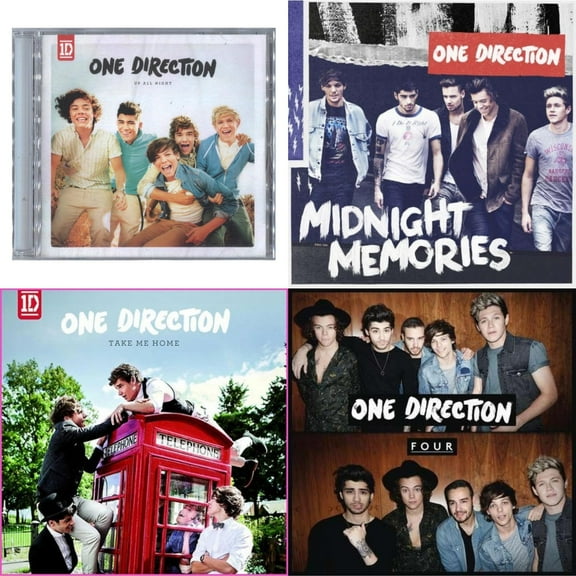 Up All Night & Midnight Memories & Take Me Home & Four [CD Bundle]