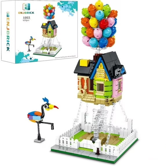 Up Balloon House Building Kit Yrs, 635 Pcs, Creative Building Block Set, Tensegrity Sculptures