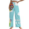 thumbnail image 1 of Up Balloons House Sky Pajamas Leisure Trousers Soft Warm Sleepwear Bottoms Loose Retro Nightwear, 1 of 6