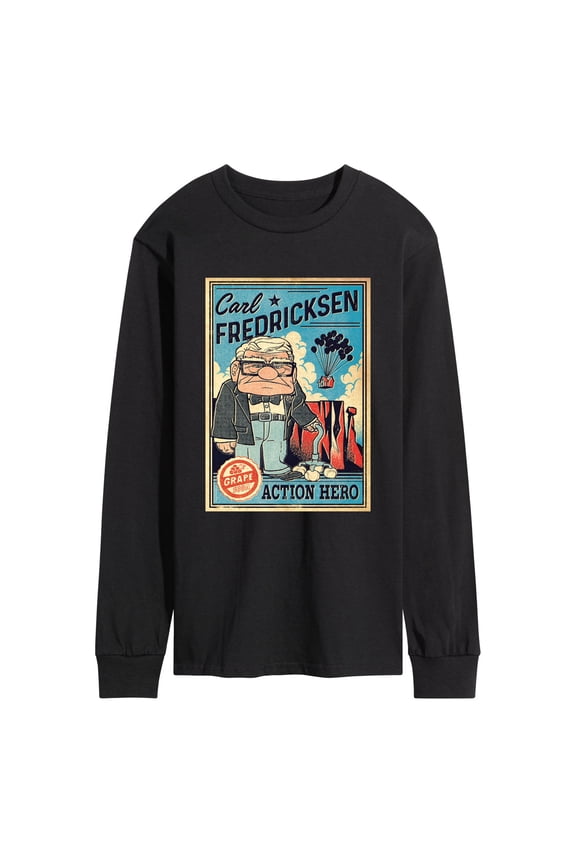 - Carl Action Hero - Men's Long Sleeve T-Shirt