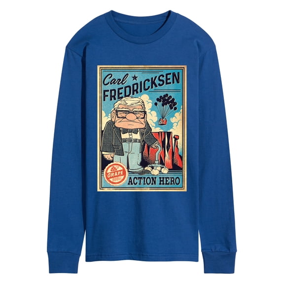 Up - Carl Action Hero - Men's Long Sleeve T-Shirt