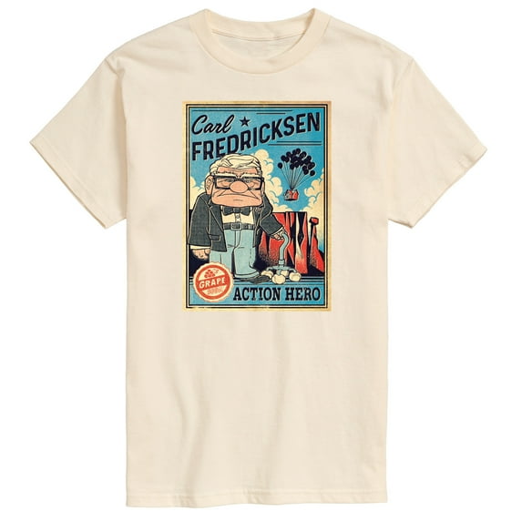 Up - Carl Action Hero - Men's Short Sleeve Graphic T-Shirt