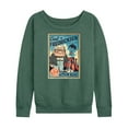 thumbnail image 1 of Up - Carl Action Hero - Women's Lightweight French Terry Long Sleeve Shirt, 1 of 4