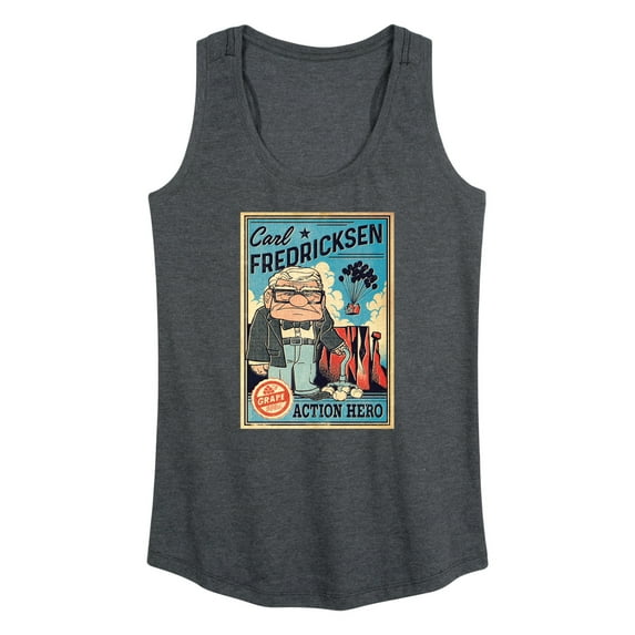 Up - Carl Action Hero - Women's Racerback Tank Top