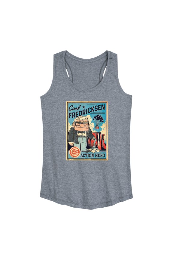 - Carl Action Hero - Women's Racerback Tank Top