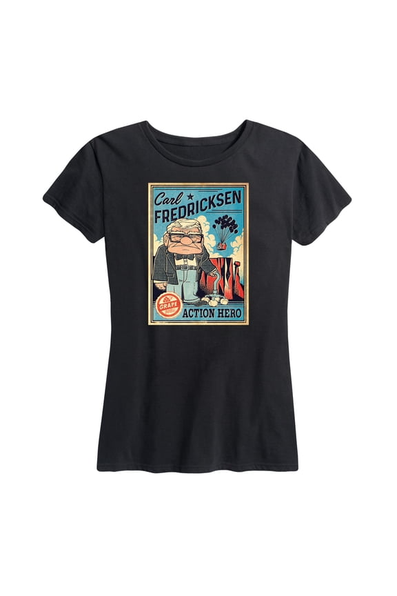 - Carl Action Hero - Women's Short Sleeve Graphic T-Shirt