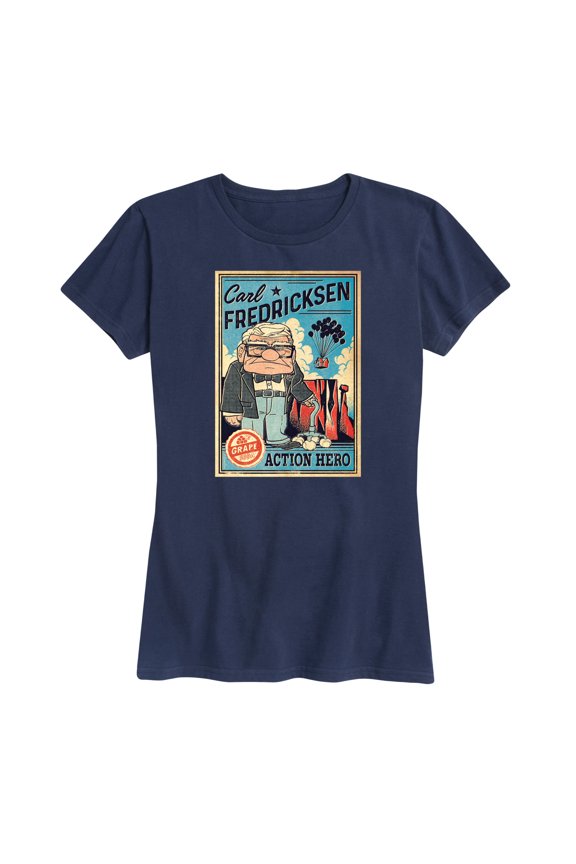 - Carl Action Hero - Women's Short Sleeve Graphic T-Shirt