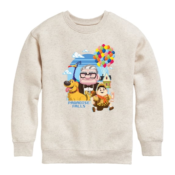 Up - Carl, Russell And Friend Group Boys' Graphic Long Sleeve Fleece Sweatshirt