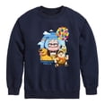 thumbnail image 1 of Up - Carl, Russell And Friend Group Boys' Graphic Long Sleeve Fleece Sweatshirt, 1 of 4