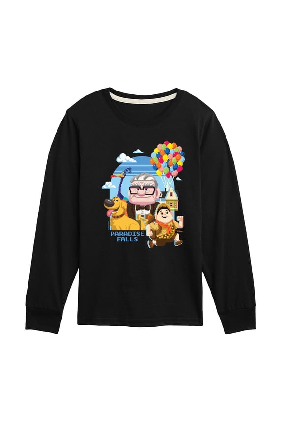 - Carl, Russell And Friend Group - Youth Boys Long Sleeve Graphic T-Shirt