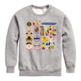 thumbnail image 1 of Up - Character Icon Grid - Youth Boys Crew Fleece Sweatshirt, 1 of 4