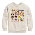thumbnail image 1 of Up - Character Icon Grid Graphic Long Sleeve Fleece Sweatshirt, 1 of 4