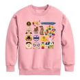 thumbnail image 1 of Up - Character Icon Grid - Youth Boys Crew Fleece Sweatshirt, 1 of 3