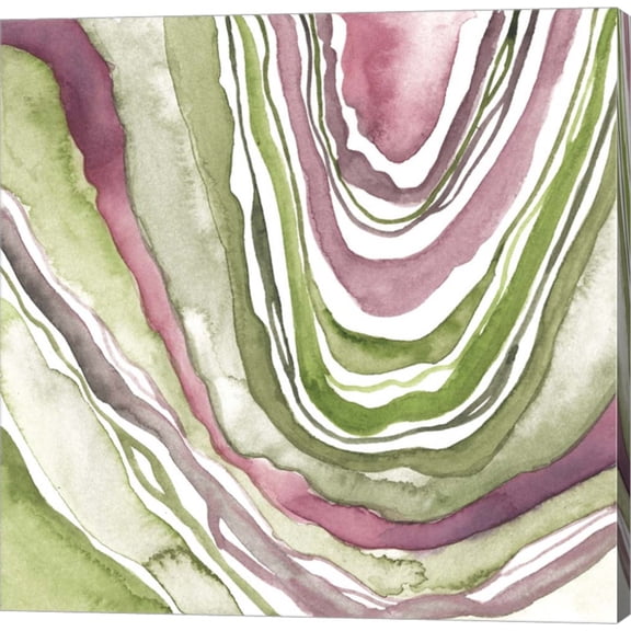 Up Close Agate IV by Melissa Wang, Canvas Wall Art, 12W x 12H