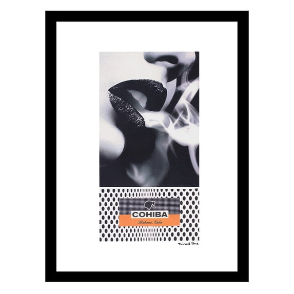Up Close and Enchanted by Cigars Smoke - Framed Print