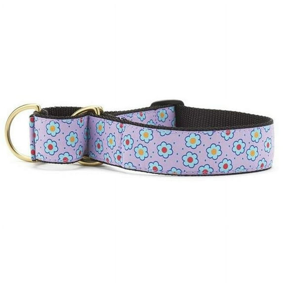 Up Country FLFMG3W Flower Field Martingale Pet Collar - Medium