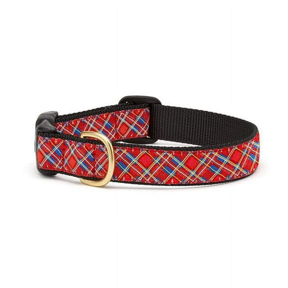 Up Country RPLCQ2N Stewart Plaid Pet Collar - Small Narrow