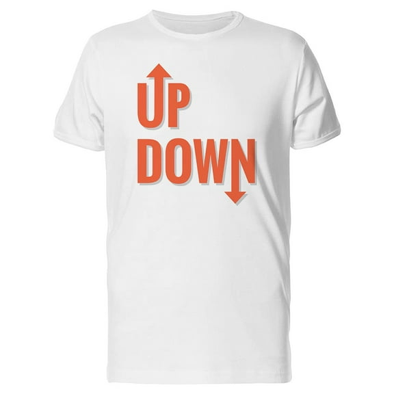 Up Down Arrows T-Shirt Men -Image by Shutterstock, Male Medium