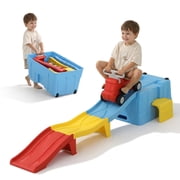 Up & Down Roller Coaster Ride on Toy Toddler Indoor Outdoor Playset Storage Design Multicolor