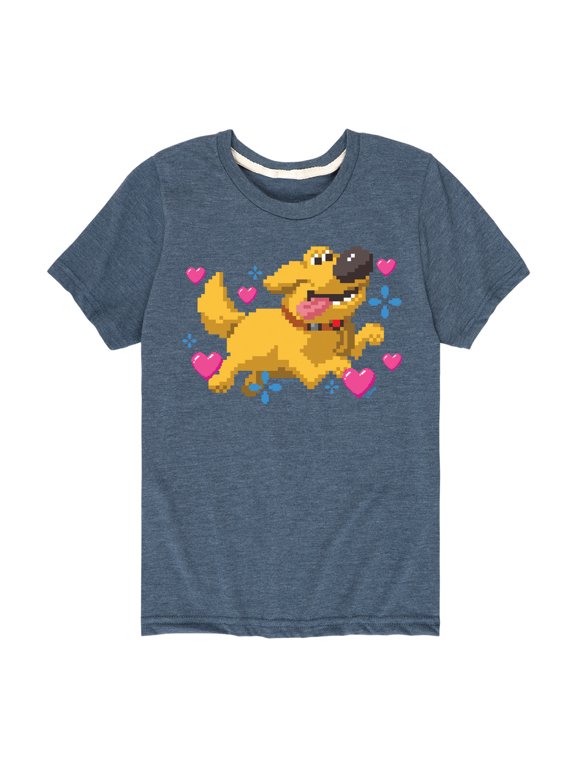 - Dug Hearts Boys' Short Sleeve Graphic T-Shirt