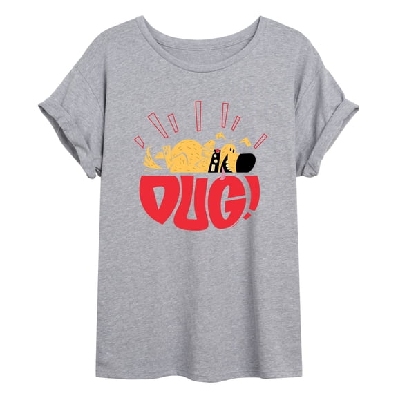 Up - Dug - Juniors Cropped Cotton Blend T-Shirt