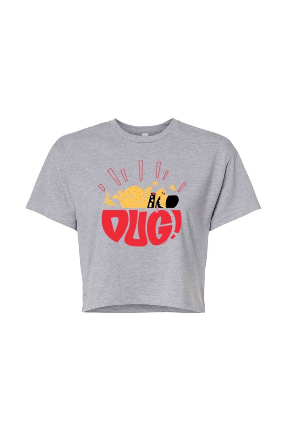 - Dug - Juniors Cropped Cotton Blend T-Shirt
