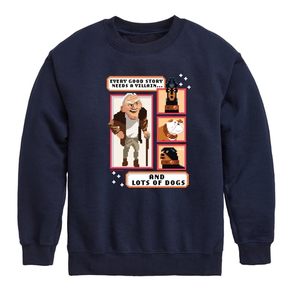 Up - Every Good Story - Youth Boys Crew Fleece Sweatshirt