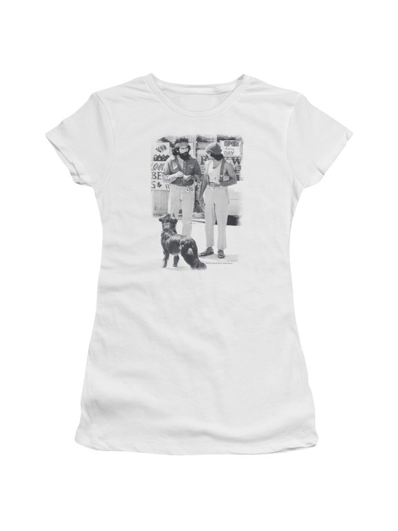 Cheech & Chong/Cheech Chong Dog S/S Junior Sheer White Par575