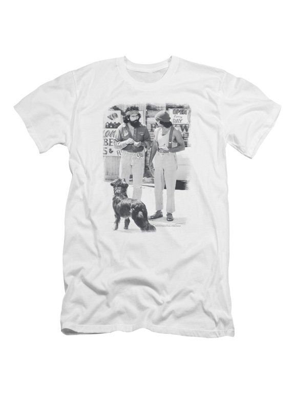 Up In Smoke - Cheech Chong Dog - Premium Slim Fit Short Sleeve Shirt - Large