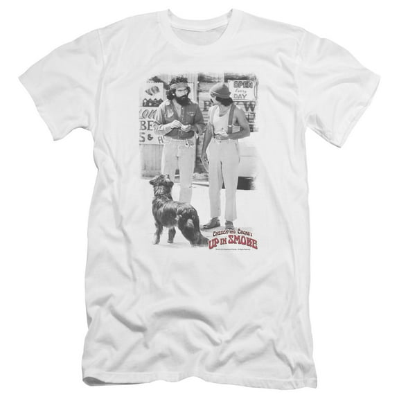 Up In Smoke - Square - Premium Slim Fit Short Sleeve Shirt - Large