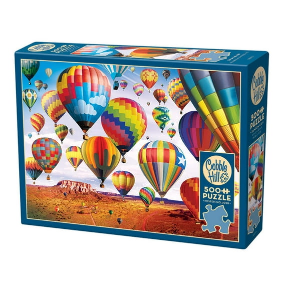 Cobble Hill 500 Piece Puzzle - Up in the Air - Sample Poster Included