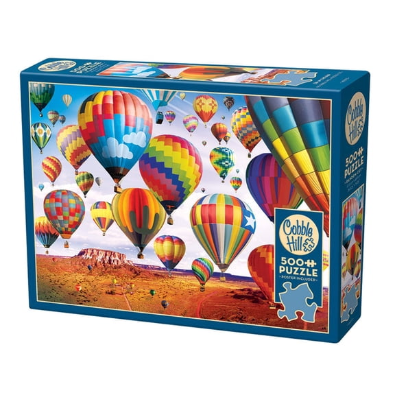 Cobble Hill 500 Piece Puzzle - Up in the Air- Sample Poster Included