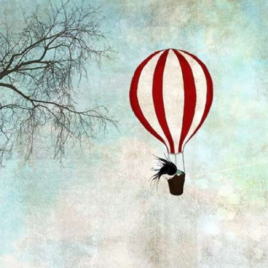 Up In The Air Canvas Art - Majali (24 x 24)