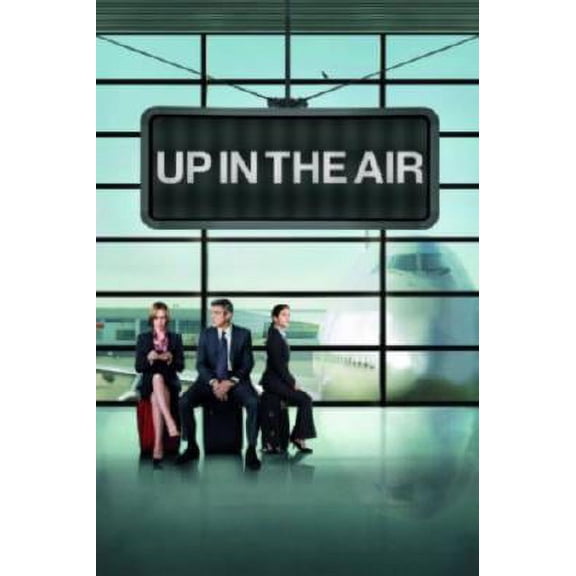 Up In The Air Movie poster Metal Sign 8inx 12in Metal Print 8x12 Square Adults Poster Time