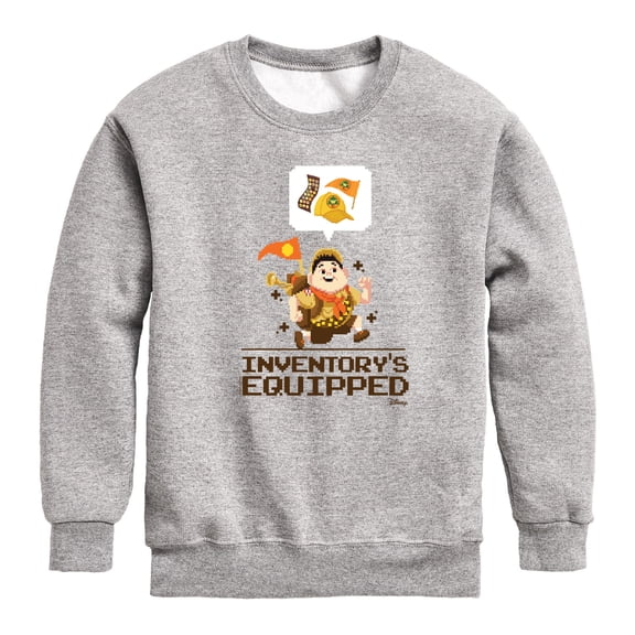 Up - Inventory's Equipped - Youth Boys Crew Fleece Sweatshirt